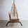 Virasat Single Seater Hanging Swing With Stand For Balcony, Garden Swing (Tan)-VIRASAT FURNITURE & FURNISHING