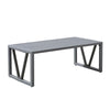 Virasat Outdoor Sofa Set 3 Seater, 2 Single Seater and 1 Center Table Set (Black + Grey)-VIRASAT FURNITURE & FURNISHING