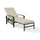 Virasat Outdoor Swimming Poolside Lounger Black-VIRASAT FURNITURE & FURNISHING