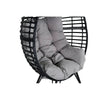 Virasat Single Seater Swing Basket For Balcony & Garden (Black)-VIRASAT FURNITURE & FURNISHING