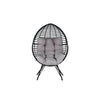 Virasat Single Seater Swing Basket For Balcony & Garden (Black)-VIRASAT FURNITURE & FURNISHING