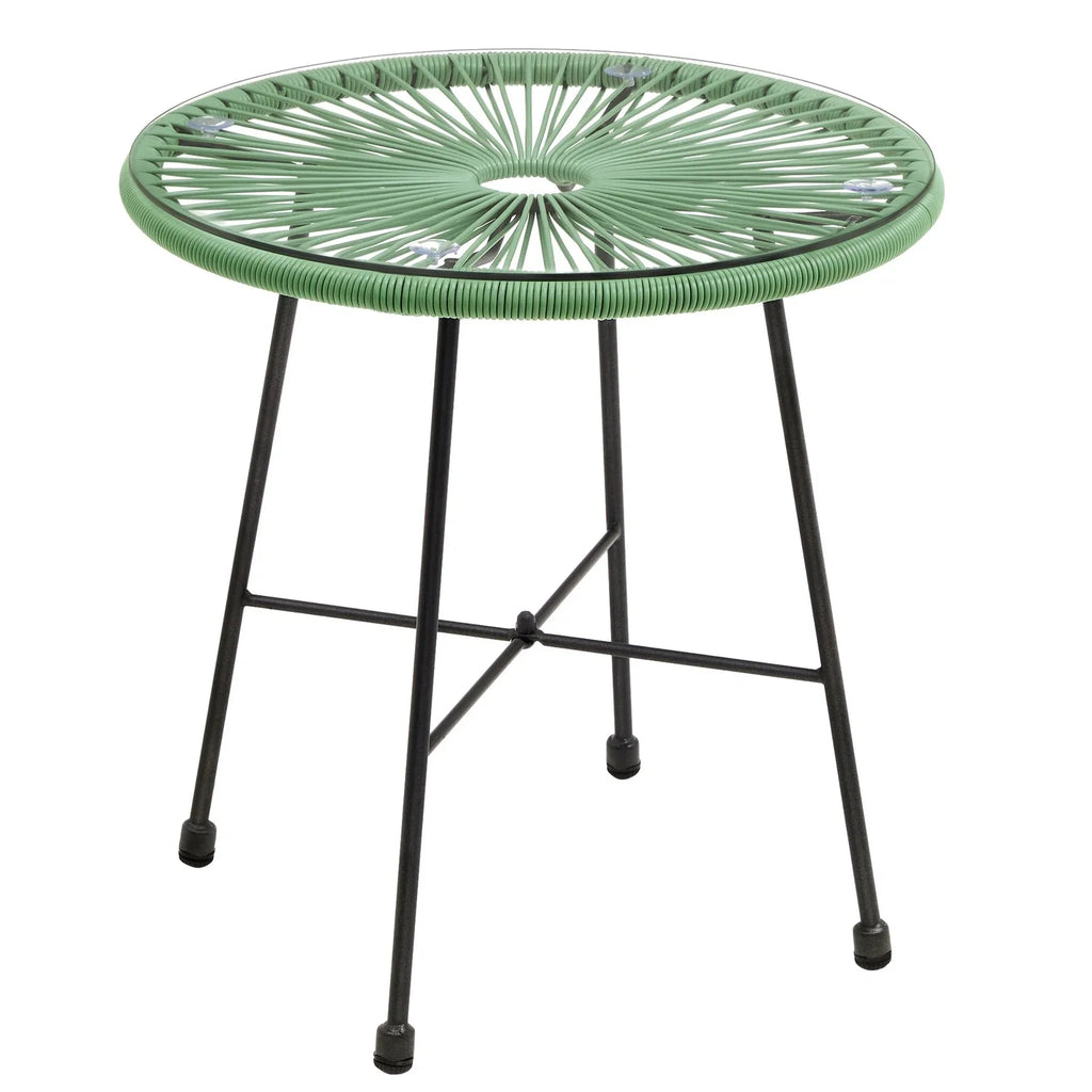 Virasat Outdoor Patio Seating Set 2 Chairs and 1 Table Set (Light Green)-VIRASAT FURNITURE & FURNISHING