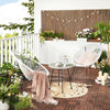 Virasat Outdoor Patio Seating Set 2 Chairs and 1 Table Set (White)-VIRASAT FURNITURE & FURNISHING