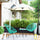 VIRASAT FURNITURE HARVEST OUTDOOR PATIO SEATING SET 2 CHAIRS AND 1 TABLE SET (AQUA GREEN)