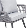 Virasat Outdoor Patio Seating Set 2 Chairs and 1 Table Set (Grey) Braided & Rope-VIRASAT FURNITURE & FURNISHING