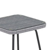 Virasat Outdoor Patio Seating Set 2 Chairs and 1 Table Set (Grey) Braided & Rope-VIRASAT FURNITURE & FURNISHING