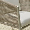 Virasat Outdoor Patio Seating Set 2 Chairs and 1 Table Set (Beige) Braided & Rope-VIRASAT FURNITURE & FURNISHING