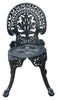 Virasat Cast Aluminium Garden Patio Seating 4 Chair and 1 Table Set (Black)-VIRASAT FURNITURE & FURNISHING