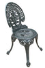 Virasat Cast Aluminium Garden Patio Seating 4 Chair and 1 Table Set (Black)-VIRASAT FURNITURE & FURNISHING
