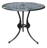 Virasat Cast Aluminium Garden Patio Seating 4 Chair and 1 Table Set (Black)-VIRASAT FURNITURE & FURNISHING