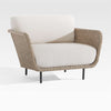 Virasat Outdoor Sofa Set 2 Seater, 1 Single Seater and 1 Center Table (Light Brown)-VIRASAT FURNITURE & FURNISHING