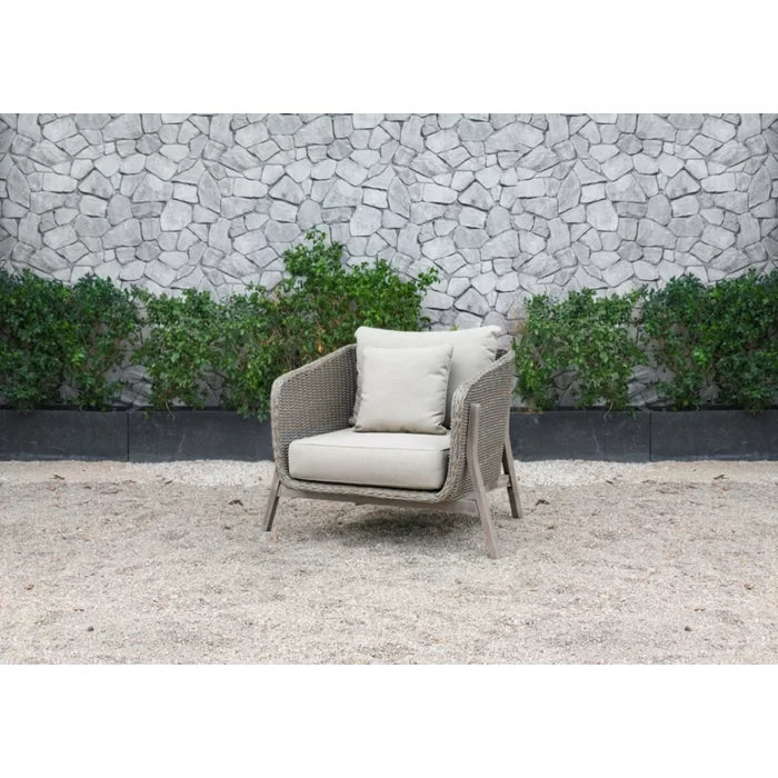 Virasat Outdoor Garden Balcony Sofa Set 3 Seater, 2 Single Seater and 1 Center Table Set (Grey)