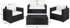 Virasat Outdoor Sofa Set 2 Seater, 2 Single Seater and 1 Center Table Set (White)-VIRASAT FURNITURE & FURNISHING
