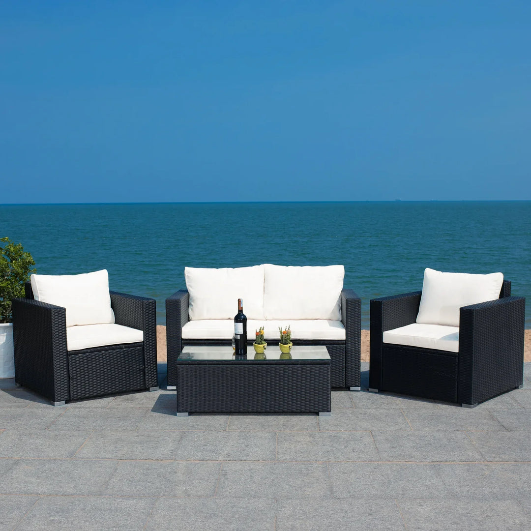 Virasat Outdoor Sofa Set 2 Seater, 2 Single Seater and 1 Center Table Set (White)