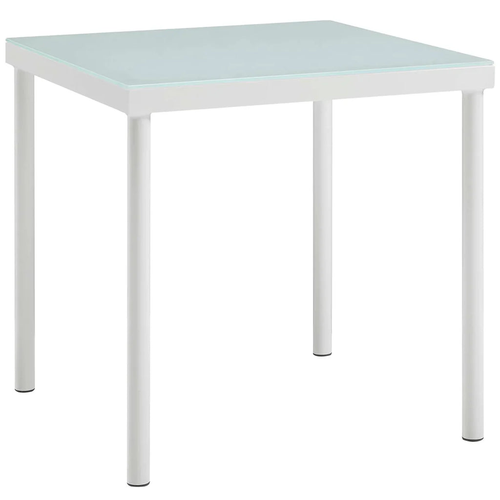 VIRASAT FURNITURE FINDS OUTDOOR PATIO SEATING SET 2 CHAIRS AND 1 TABLE SET (WHITE) BRAIDED & ROPE