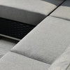 Virasat Outdoor Sofa Set 5 Seater , Single seater With Ottoman and 1 Center Table Set (Black)-VIRASAT FURNITURE & FURNISHING