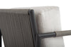 Virasat Outdoor Patio Seating Set 2 Chairs and 1 Table Set (Grey) Braided & Rope-VIRASAT FURNITURE & FURNISHING