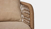 VIRASAT FURNITURE 2 SEATER ROPE OUTDOOR SOFA (WHITE)