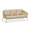 VIRASAT FURNITURE THREE SEATER ROPE OUTDOOR SOFA