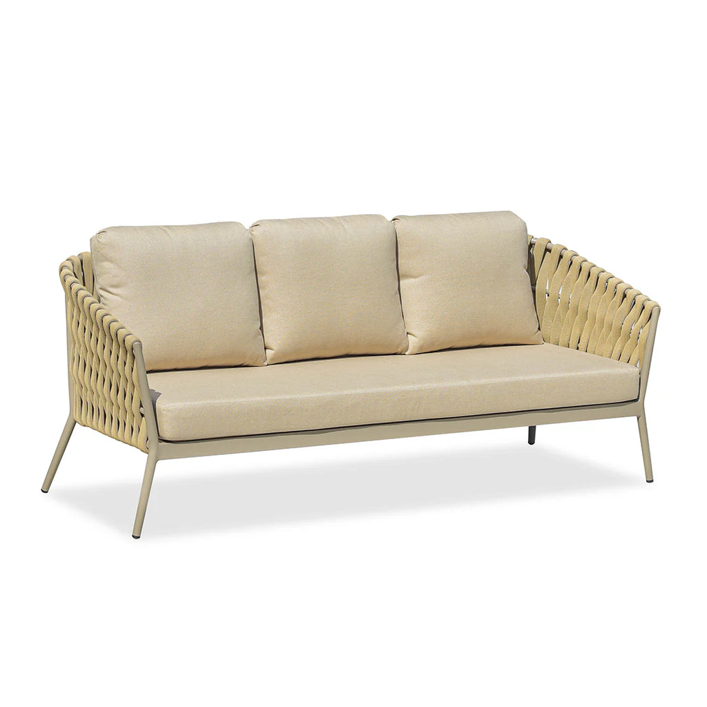 VIRASAT FURNITURE THREE SEATER ROPE OUTDOOR SOFA