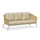 VIRASAT FURNITURE THREE SEATER ROPE OUTDOOR SOFA