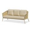 VIRASAT FURNITURE THREE SEATER ROPE OUTDOOR SOFA