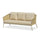 VIRASAT FURNITURE THREE SEATER ROPE OUTDOOR SOFA