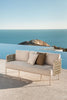 VIRASAT FURNITURE THREE SEATER OUTDOOR SOFA & BRAIDED ROPE