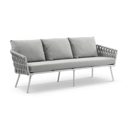 VIRASAT FURNITURE THREE SEATER OUTDOOR & ROPE SOFA