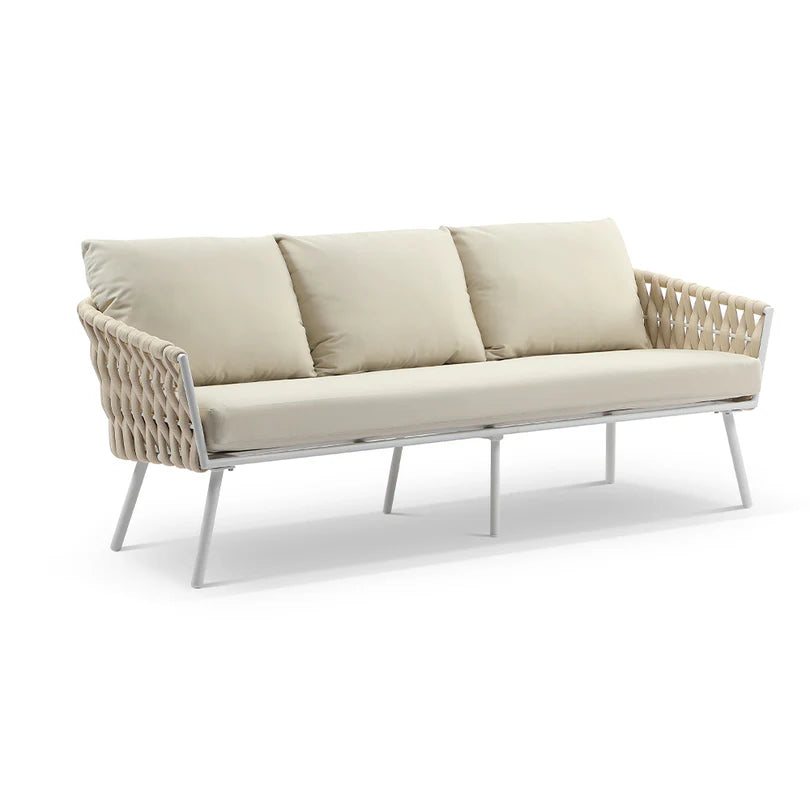 VIRASAT FURNITURE THREE SEATER OUTDOOR & ROPE SOFA