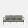 VIRASAT FURNITURE MAUI OUTDOOR 3 SEATER SOFA (CHARCOAL, ALUMINIUM & ROPE DESIGN)