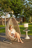 Virasat Single Seater Hanging Swing With Stand For Balcony, Garden Swing (Silver)-VIRASAT FURNITURE & FURNISHING