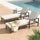 Virasat Outdoor Swimming Poolside Lounger Set of 2 Brown-VIRASAT FURNITURE & FURNISHING
