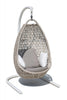 Virasat Single Seater Hanging Swing With Stand For Balcony, Garden Swing (Silver)-VIRASAT FURNITURE & FURNISHING