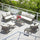 Virasat Outdoor Garden Balcony Sofa Set 3 Seater, 2 Seater, 2 Single Seater and 1 Center Table With 1 Side Table and 1 Ottoman Set (Grey)-VIRASAT FURNITURE & FURNISHING