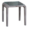 Virasat Outdoor Garden Balcony Sofa Set 3 Seater, 2 Seater, 2 Single Seater and 1 Center Table With 1 Side Table and 1 Ottoman Set (Grey)-VIRASAT FURNITURE & FURNISHING