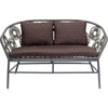 Virasat Outdoor Sofa Set 2 Seater, 1 Single Seater and 1 Center Table Set (Dark Brown)-VIRASAT FURNITURE & FURNISHING