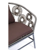Virasat Outdoor Sofa Set 2 Seater, 1 Single Seater and 1 Center Table Set (Dark Brown)-VIRASAT FURNITURE & FURNISHING