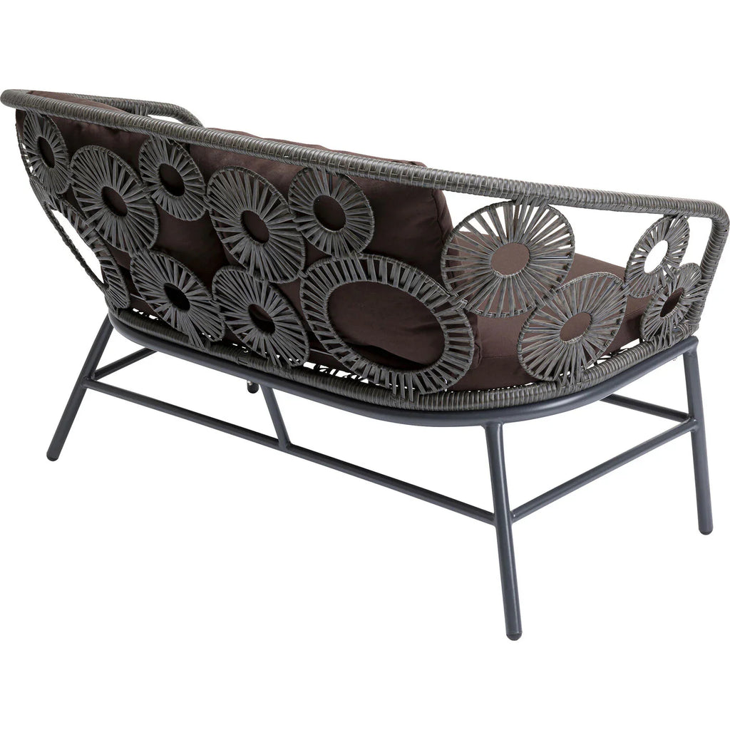 Virasat Outdoor Sofa Set 2 Seater, 1 Single Seater and 1 Center Table Set (Dark Brown)-VIRASAT FURNITURE & FURNISHING