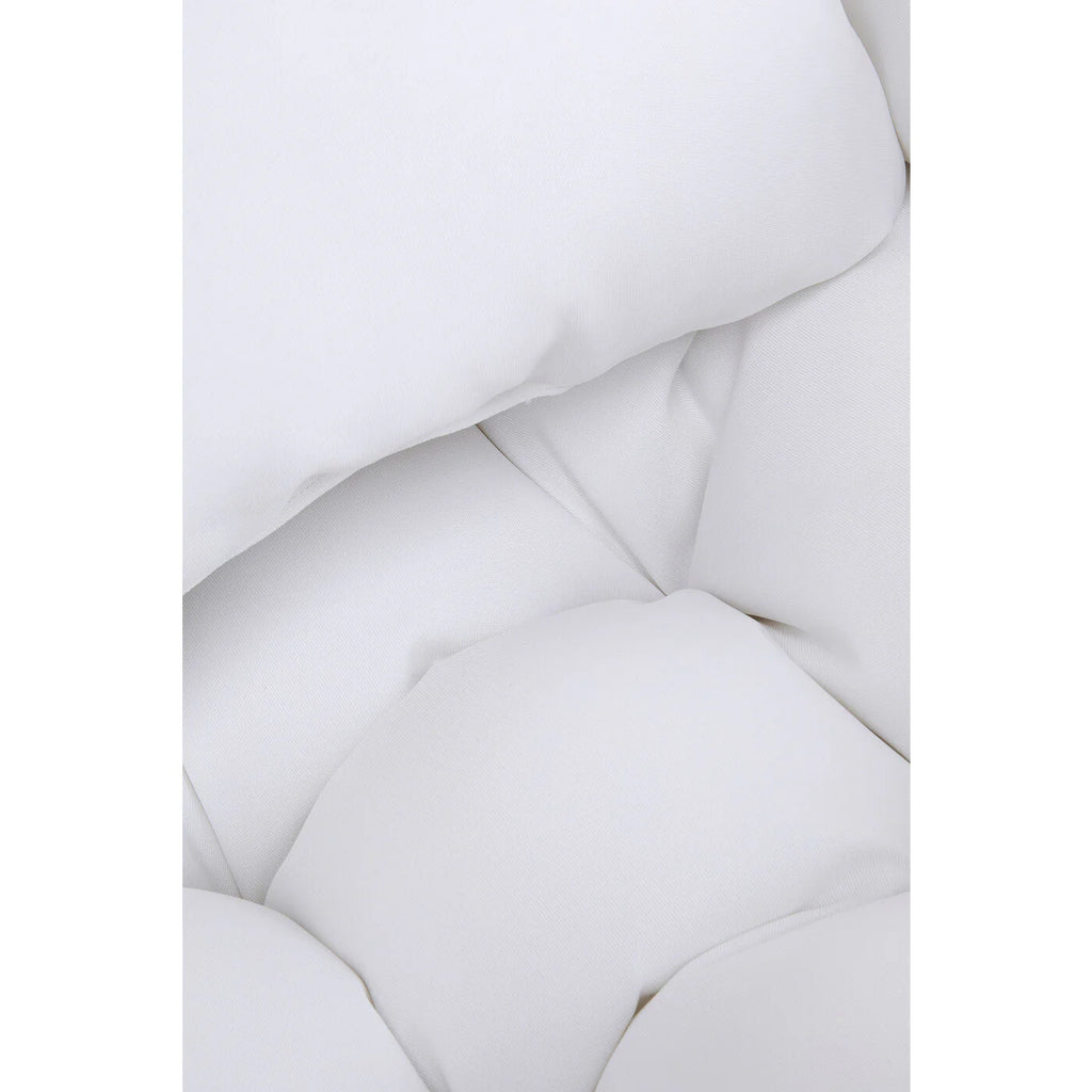 Virasat Single Seater Hanging Swing With Stand For Balcony, Garden (White)-VIRASAT FURNITURE & FURNISHING