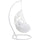 Virasat Single Seater Hanging Swing With Stand For Balcony, Garden (White)-VIRASAT FURNITURE & FURNISHING