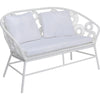 Virasat Outdoor Sofa Set 2 Seater, 1 Single Seater and 1 Center Table Set (White)-VIRASAT FURNITURE & FURNISHING