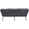 Virasat Outdoor Sofa Set 3 Seater , 2 Single seater and 1 Center Table Set (Dark grey) Braided & Rope-VIRASAT FURNITURE & FURNISHING