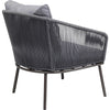 Virasat Outdoor Sofa Set 3 Seater , 2 Single seater and 1 Center Table Set (Dark grey) Braided & Rope-VIRASAT FURNITURE & FURNISHING
