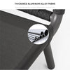 Virasat Outdoor Swimming Poolside Lounger (GREY) Braided & Rope-VIRASAT FURNITURE & FURNISHING
