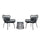 Virasat Outdoor Patio Seating Set 2 Chairs and 1 Table Set-VIRASAT FURNITURE & FURNISHING