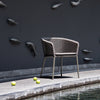 VIRASAT FURNITURE PICO OUTDOOR PATIO SEATING SET 2 CHAIRS AND 1 TABLE SET (BLACK) BRAIDED & ROPE