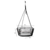 VIRASAT FURNITURE NICO SINGLE SEATER HANGING SWING WITHOUT STAND FOR BALCONY & GARDEN SWING (DARK BROWN)