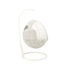 Virasat Single Seater Hanging Swing With Stand For Balcony, Garden Swing (White)-VIRASAT FURNITURE & FURNISHING