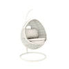 Virasat Single Seater Hanging Swing With Stand For Balcony, Garden Swing (White)-VIRASAT FURNITURE & FURNISHING